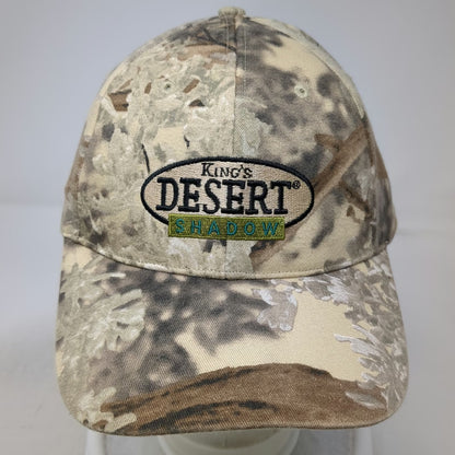 King's Desert Shadow Camo Baseball Cap Beige One Size Strapback Hunting Hat