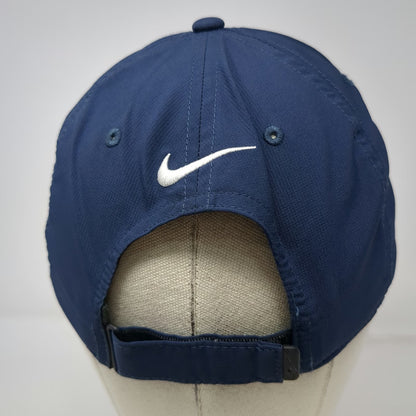 Nike Baseball Cap Blue One Size Adjustable Strapback Dri-FIT Legacy91 Swoosh Hat