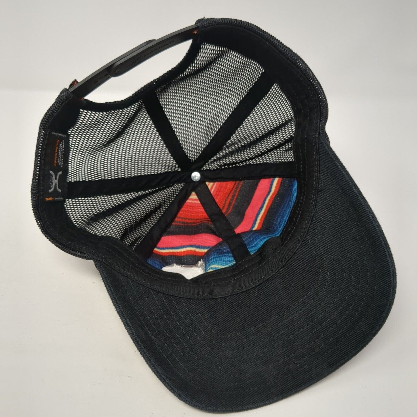 Hooey Snapback Trucker Hat Black One Size Adjustable Embroidered Mesh Back