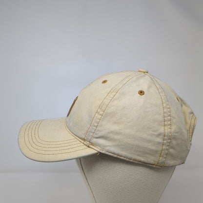 Carhartt Odessa Strapback Hat Tan OSFA Adjustable Leather Patch
