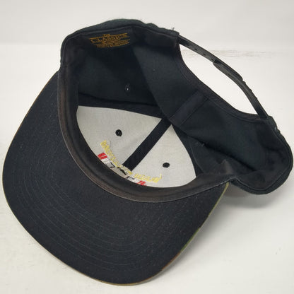 Yupoong Snapback Hat Black One Size Iraqi Freedom Veteran Camo Brim Military