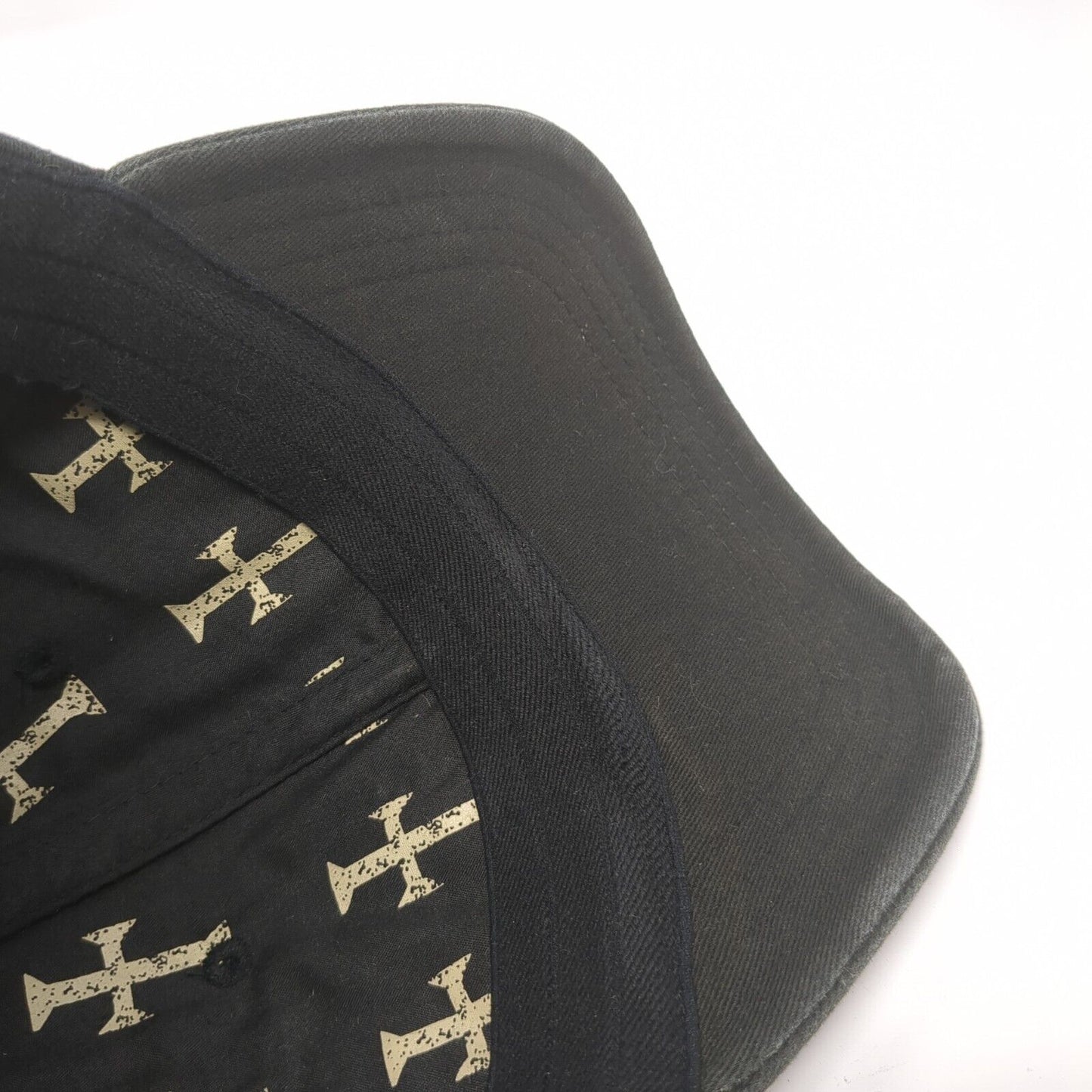 Snake Tattoo Fitted Hat Black One Size Embroidered Miami Ink 6 Panel