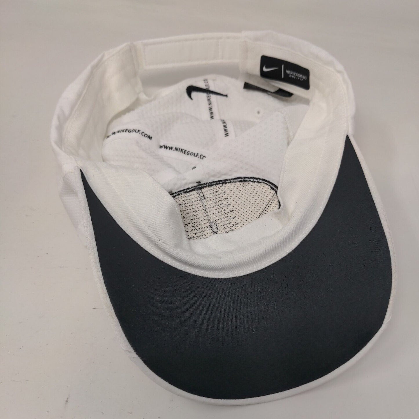 Rocketman Adult Unisex Strapback Golf Hat White OSFM Heritage86 Dri-Fit W/Tags