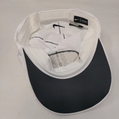 Rocketman Adult Unisex Strapback Golf Hat White OSFM Heritage86 Dri-Fit W/Tags