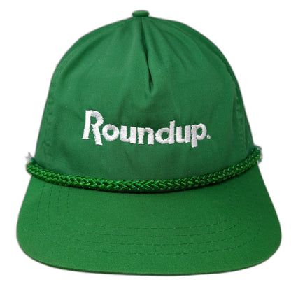 K-Products 5 Panel Green One Size Roundup Herbicide Logo Rope Adjustable Hat
