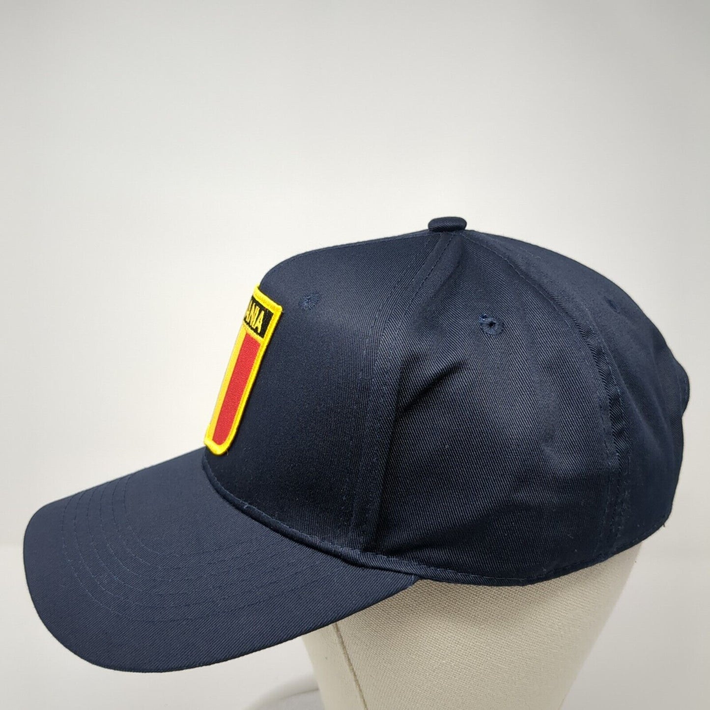 Romania Slideback Hat Blue One Size Adjustable Embroidered Patriotic Nissi Caps