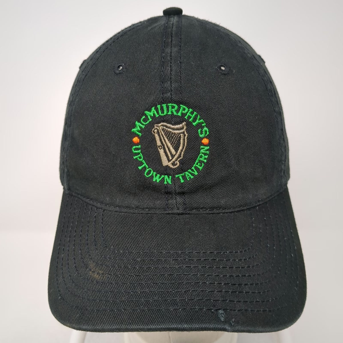 The Game McMurphy's Uptown Tavern Baseball Cap Black One Size Harp Amherst MA