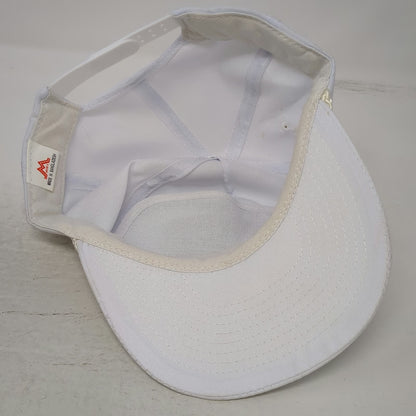 Mohr's 5 Panel White One Size Hat Boise State University Truck Driving Semi Rope