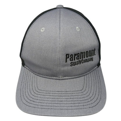 Paramount Supply Company Snapback Trucker Hat Gray One Size Mesh Back