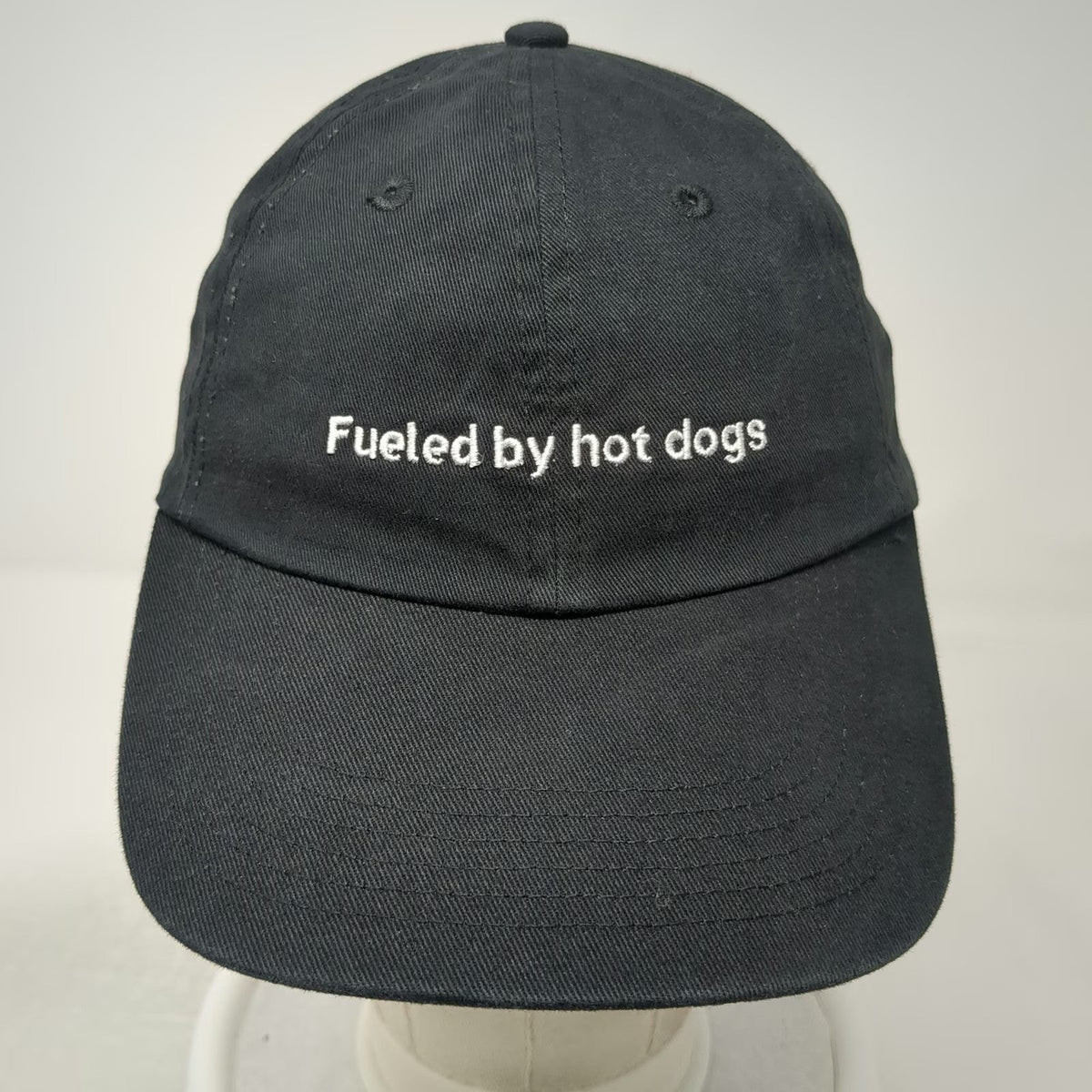 T-Mobile Fueled By Hot Dogs Hat Black One Size Baseball Cap Adjustable Slideback