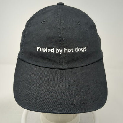 T-Mobile Fueled By Hot Dogs Hat Black One Size Baseball Cap Adjustable Slideback