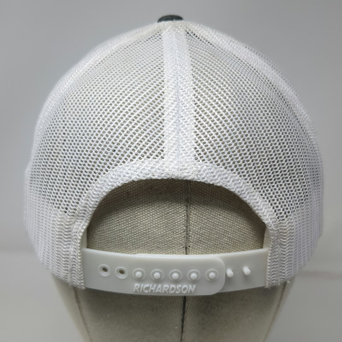 Richardson Trucker Hat Gray One Size VGS Logistics Eagle Logo Snapback Mesh