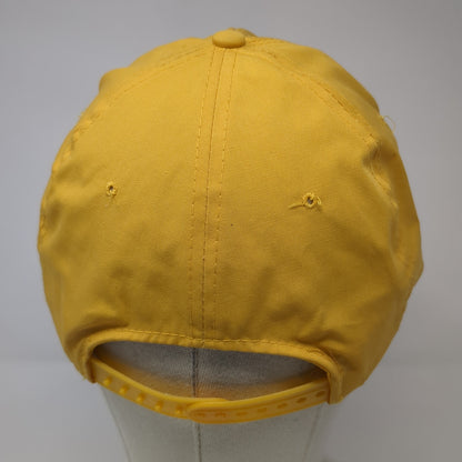 Cap St. Maur Snapback Hat Yellow One Size Adjustable 6 Panel Rope KC Caps