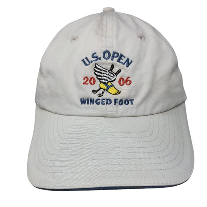 US Open 2006 Winged Foot Slideback Hat Cream One Size USGA Member