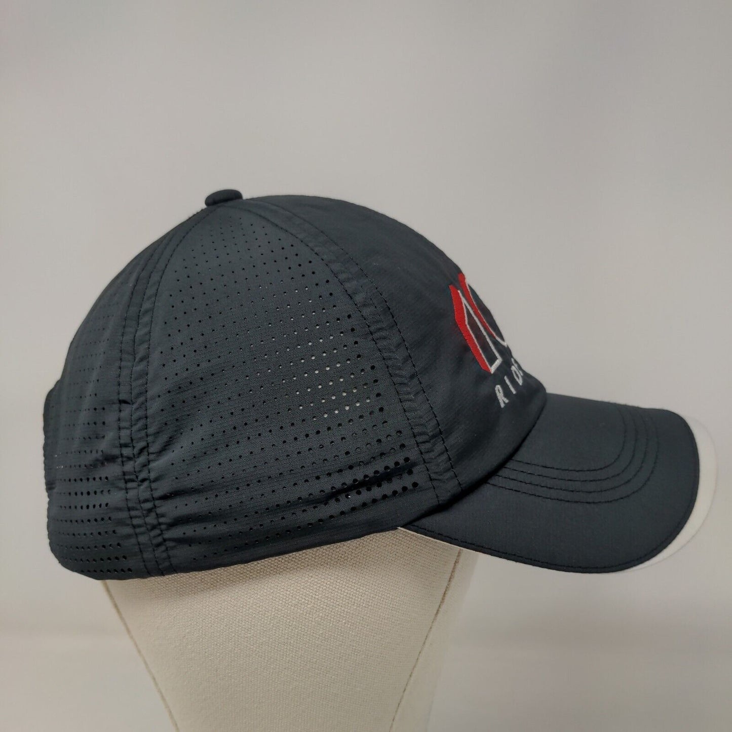 Nike Golf Men's Strapback Hat Black Size OSFM Embroidered 100 Ride Club Logo