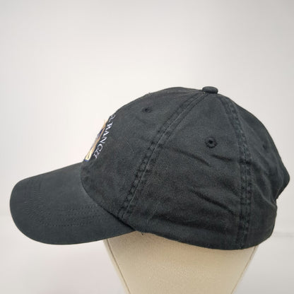 Alternative Apparel Baseball Cap Black One Size Silver Bell Ranch Hat Slideback