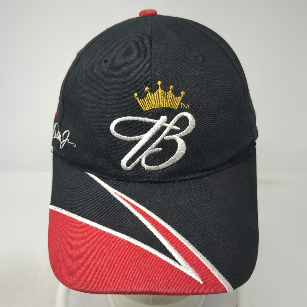 Winners Circle Baseball Cap Black One Size Budweiser Racing 8 Signature Hat