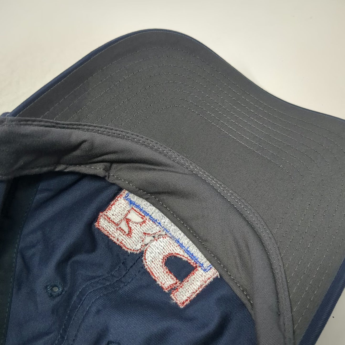 Nike Baseball Cap Blue Red White One Size Dri-FIT Bradley Caldwell BCI Logo Hat