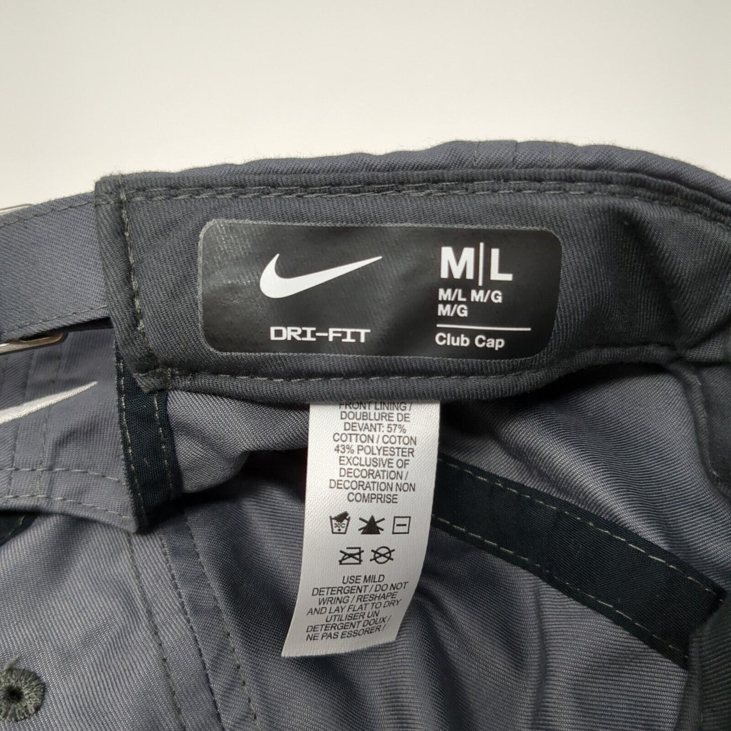 Apex Legends Slideback Club Cap Gray M/L Adjustable Embroidered Nike Dri-Fit