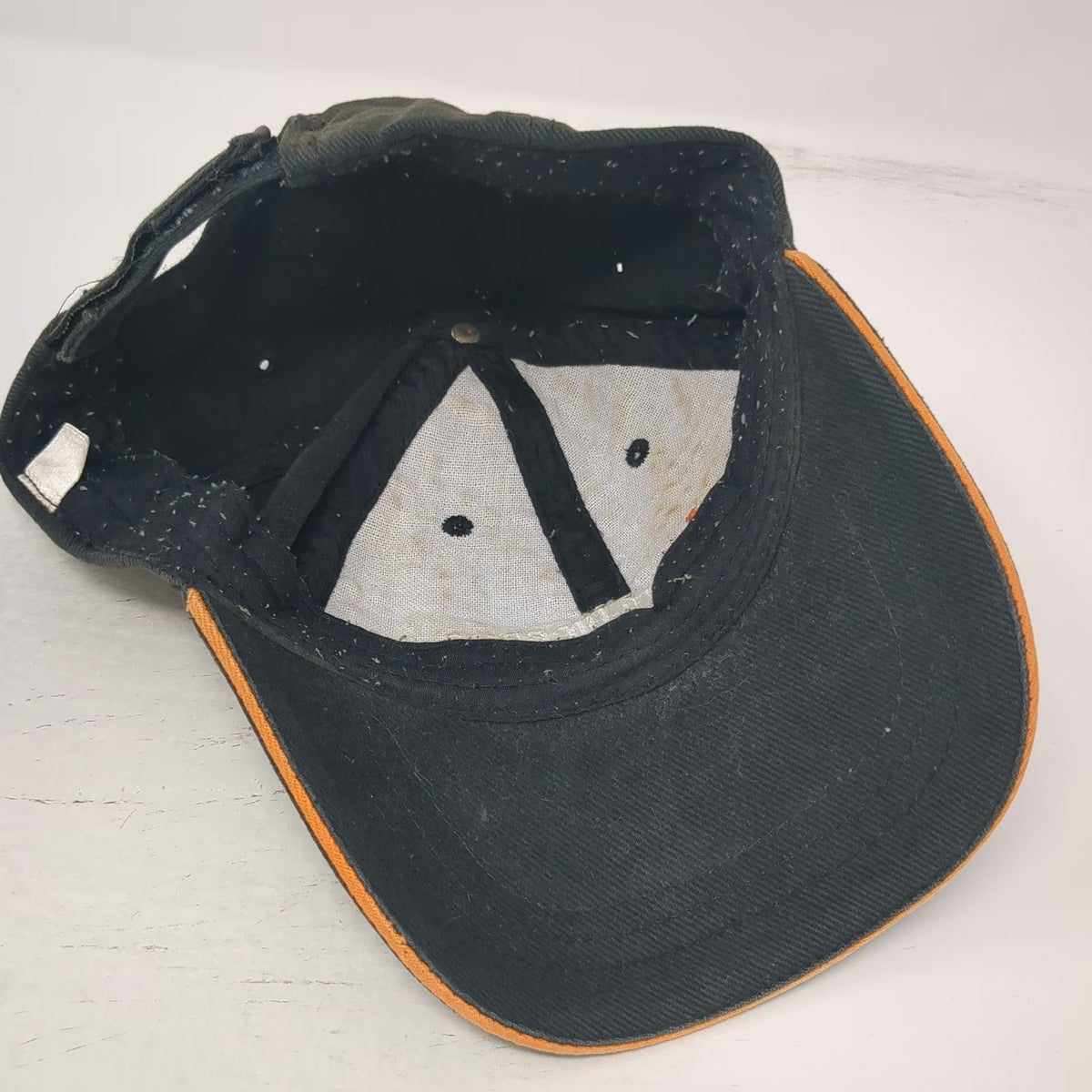 Ritchie Bros Auctioneers Black Orange One Size Strapback Baseball Cap Hat