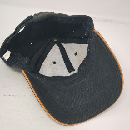 Ritchie Bros Auctioneers Black Orange One Size Strapback Baseball Cap Hat