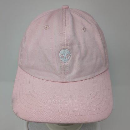 Alien Face Slideback Hat Pink One Size Adjustable Embroidered Empyre Headwear