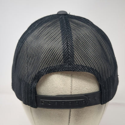 Yupoong Trucker Hat Gray One Size NYC Arizona 2019 Mesh Back Snapback Flat Brim