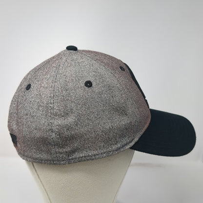 Marvel Baseball Cap Gray Black One Size Avengers Logo Heathered Crown Hat