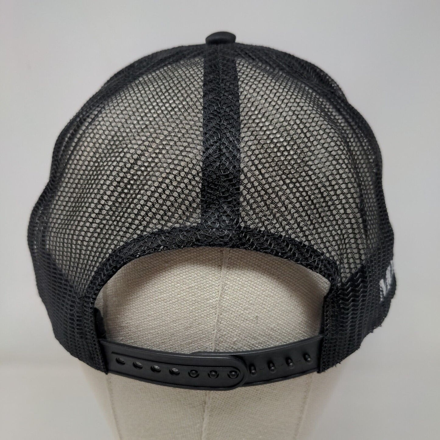 Mouery's Flooring Snapback Mesh Back Trucker Hat Black One Size Big X