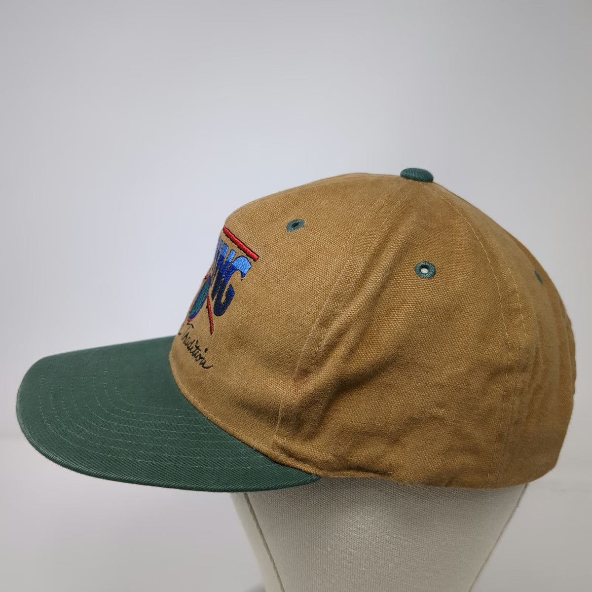 Outdoor Cap Snapback Brown Green One Size Fishing An American Tradition Hat