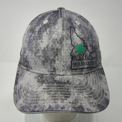 Middleton Wranglers Idaho Fitted Hat Gray Medium 6 Panel Port Authority
