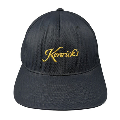 Kenrick's Fitted Hat Black L/XL Embroidered Flexfit Stretch Sport-Tek
