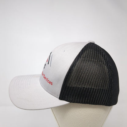 QRS Quality Restoration Services Fitted Trucker Hat Gray S/M Port Authority