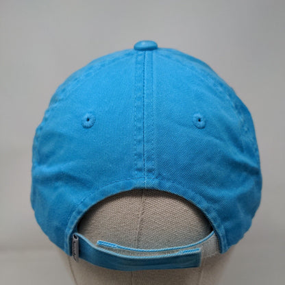 Imperial Strapback Hat Blue One Size Adjustable Embroidered Logo 6 Panel