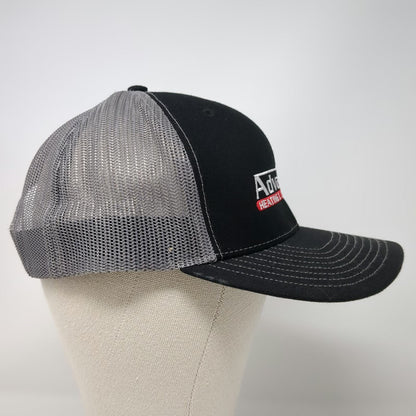 Richardson Trucker Hat Black One Size Advanced Heating Cooling Mesh Snapback