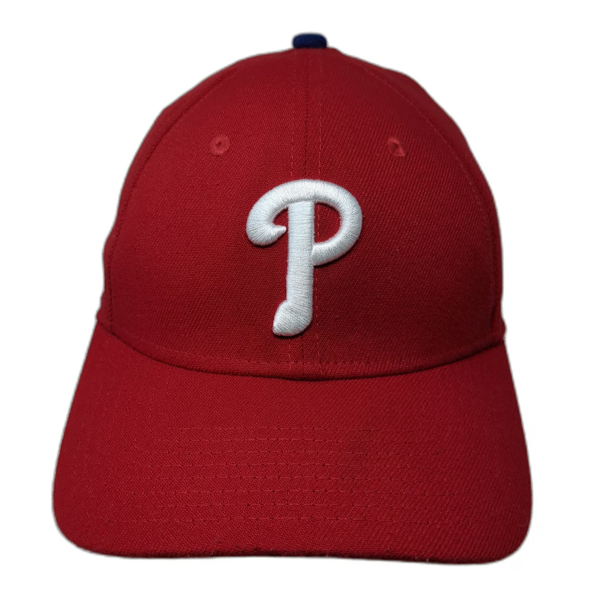 Philadelphia Phillies MLB New Era Baseball Cap Red M 39THIRTY Stretch Fit Hat