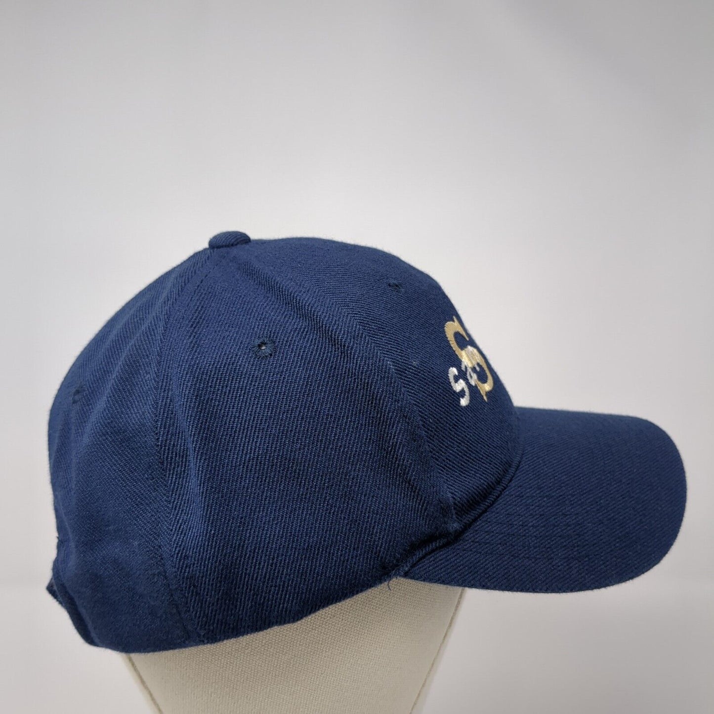 San Diego Strapback Hat Blue One Size Adjustable Embroidered Main Caps