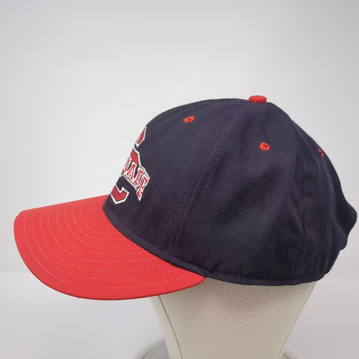 Chaminade Classic Sportswear Snapback Hat Blue Red OSFA USA Adjustable Vintage