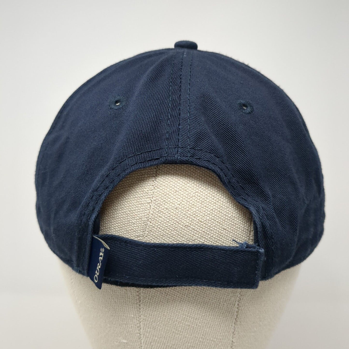 McCall ID Strapback Hat Blue One Size Adjustable Embroidered 6 Panel Ouray