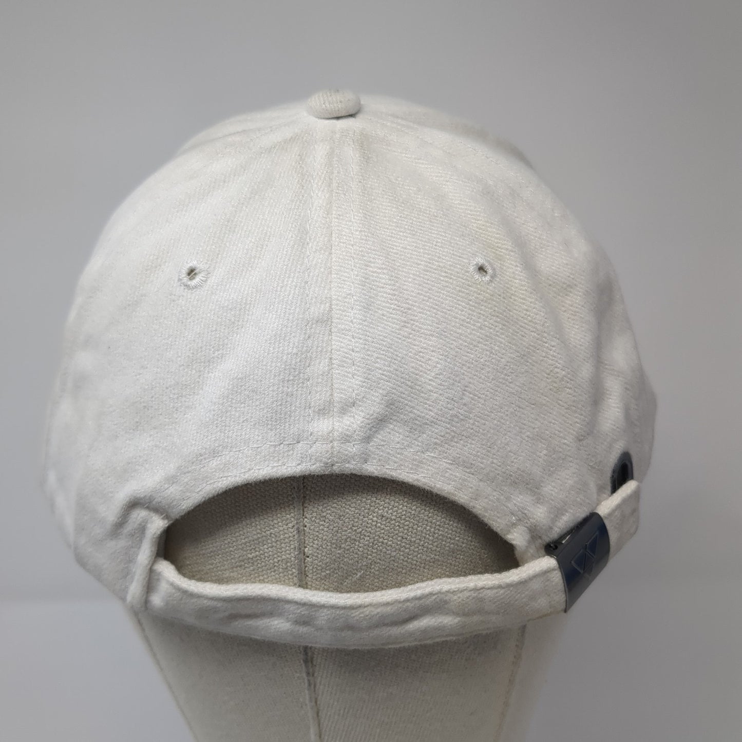 Little Me Slideback Baseball Cap White One Size Adjustable Embroidered Vista