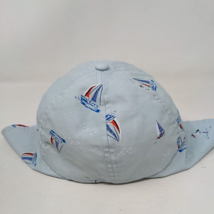 Unbranded Cap Sun Hat Blue One Size Sailboat Neck Flap Outdoor