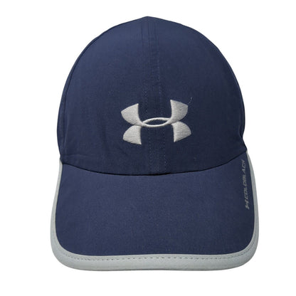 Under Armour Cold Black Strapback Hat Blue One Size Adjustable Outdoor