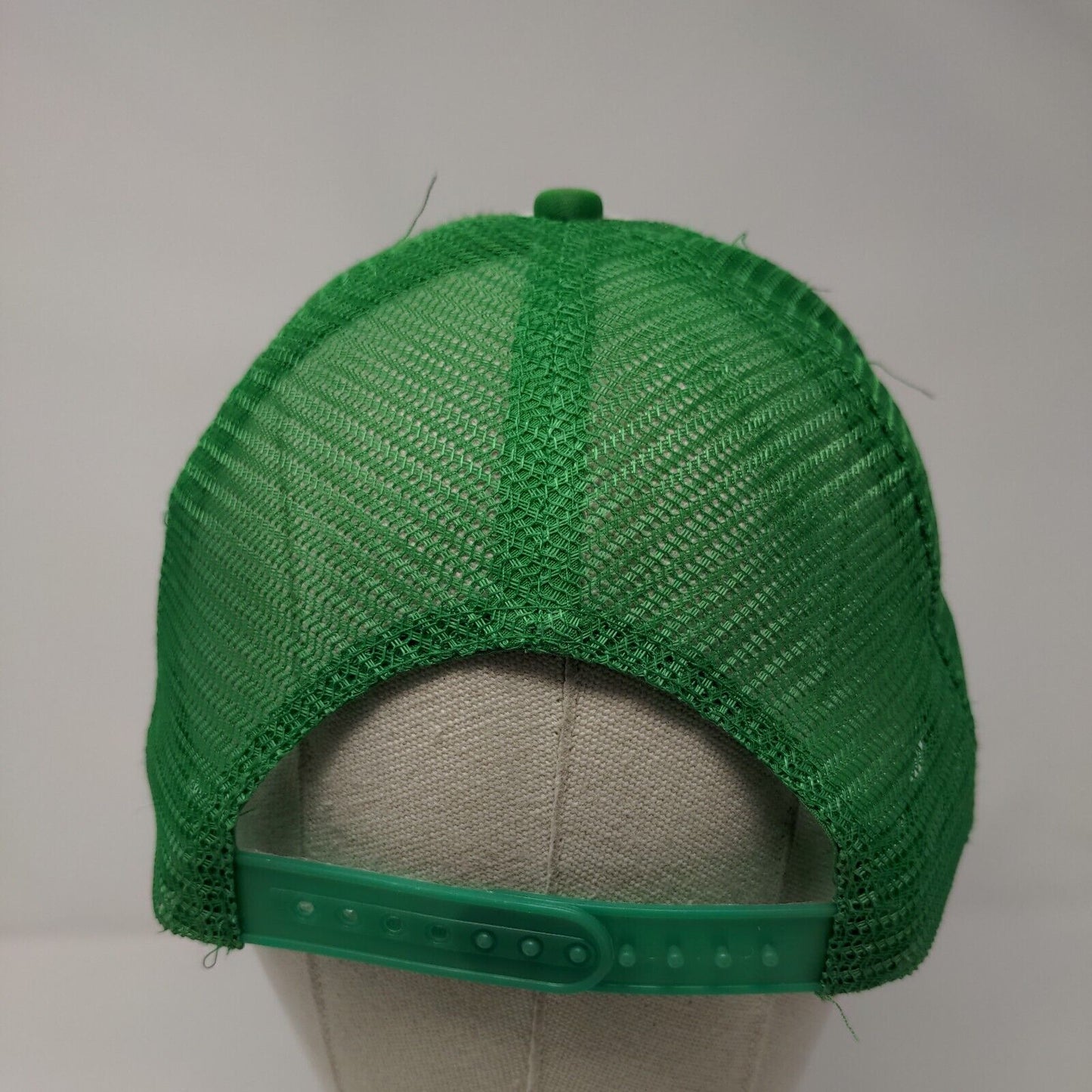 St. Patrick's Day Clover Snapback Trucker Hat Green OS Adjustable Mesh Back