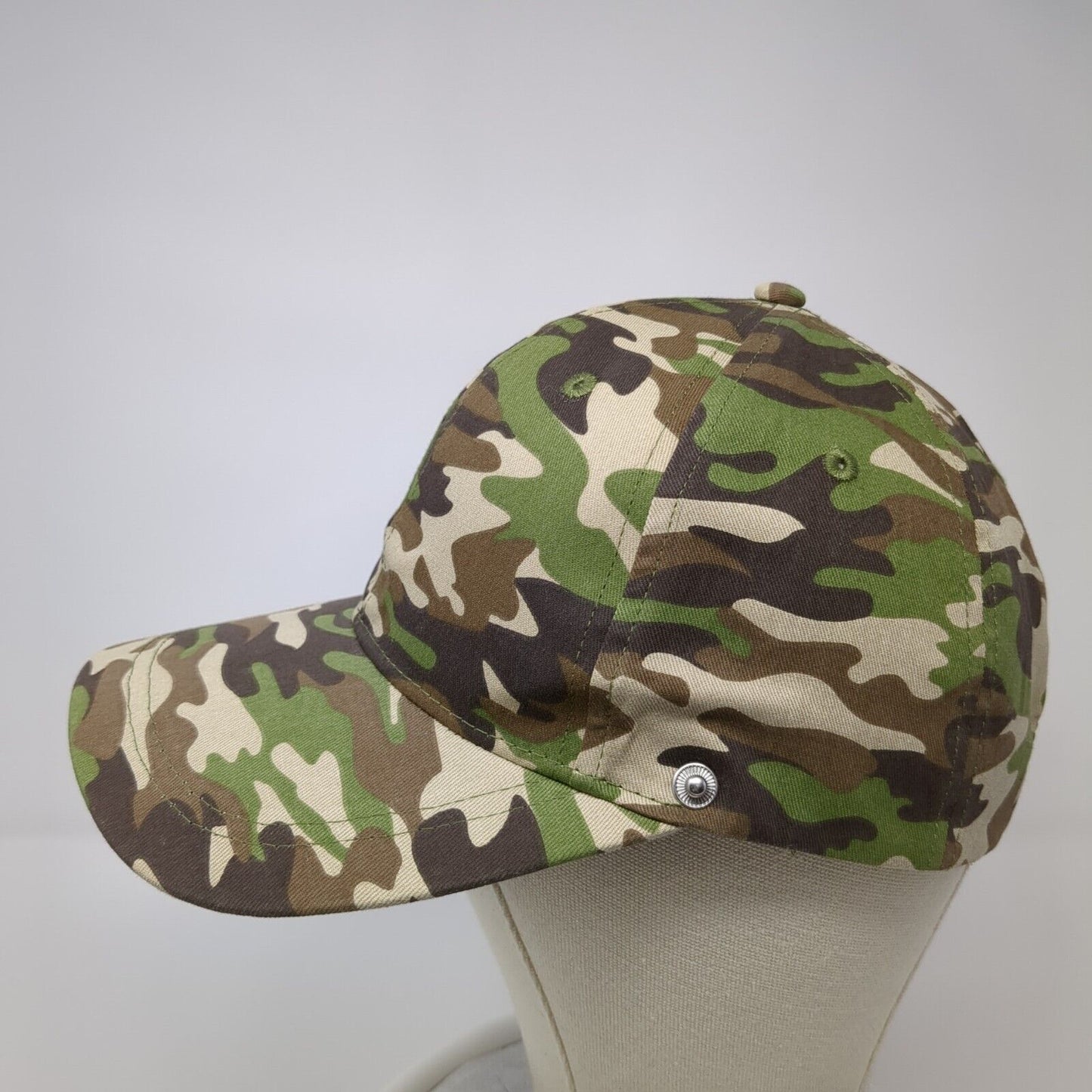 Unbranded Slideback Hat Camouflage One Size Adjustable Blank 6 Panel