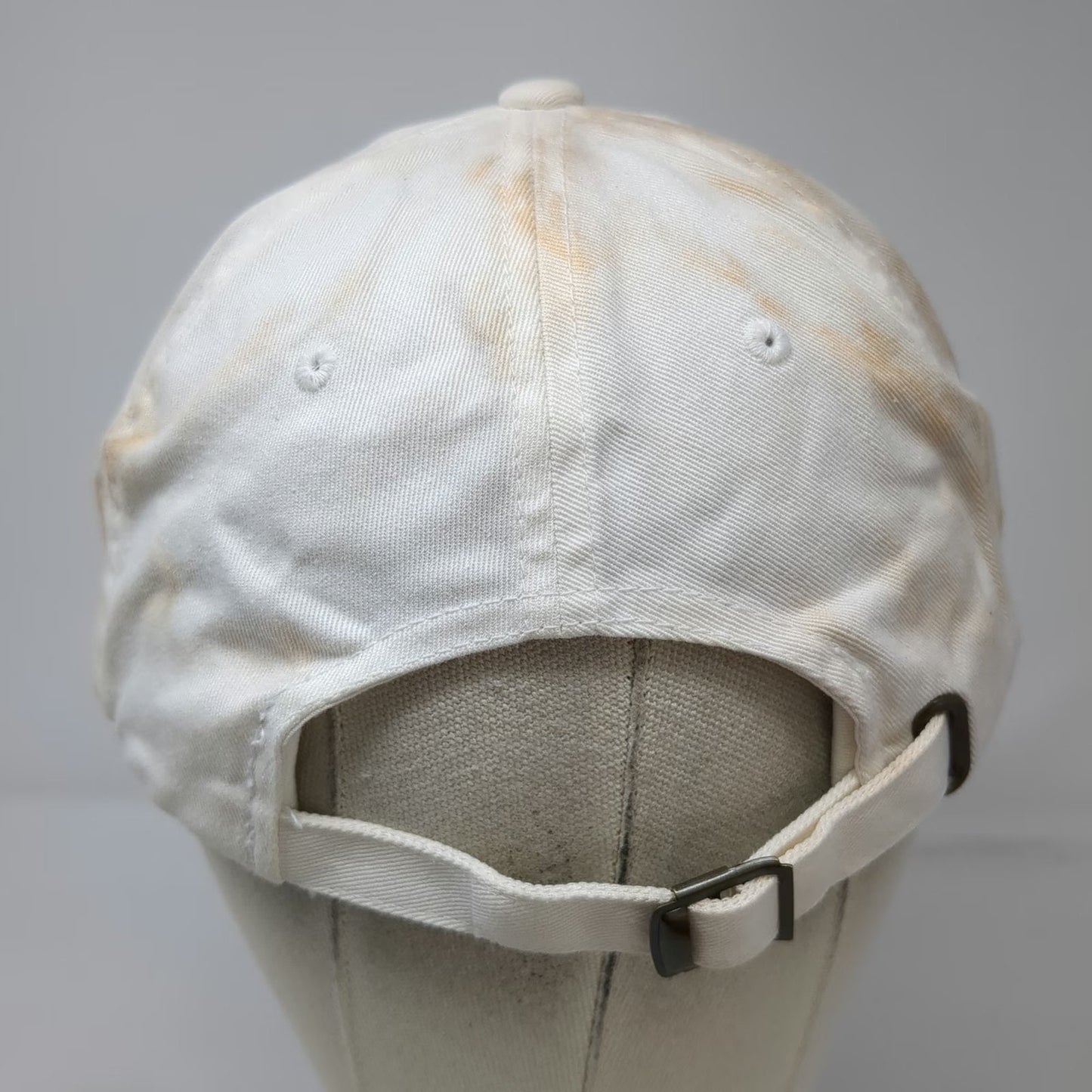 Yupoong Baseball Cap White OSFM Barstool Bites Embroidered Slideback Hat Cotton