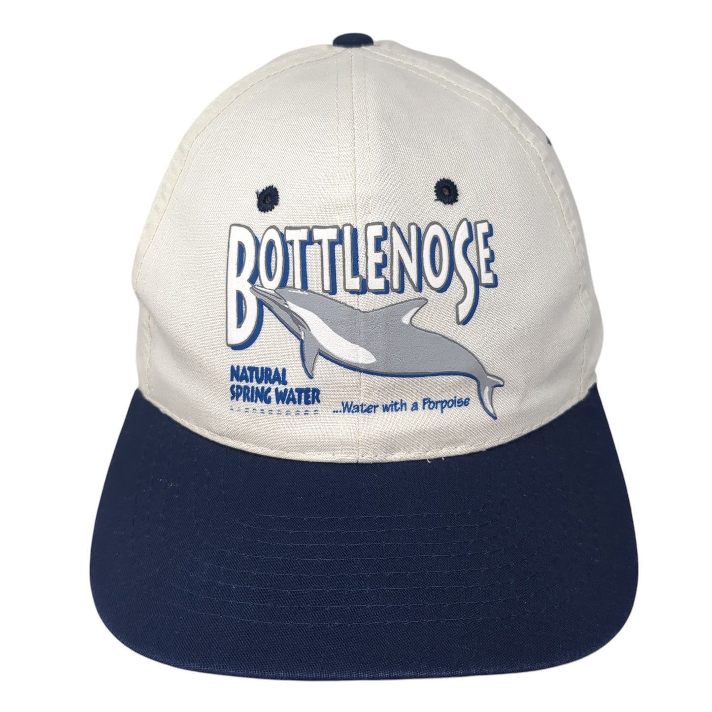 Bottlenose Dolphin Snapback Hat Multi One Size Adjustable Colorblock