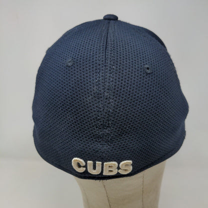 New Era Cooperstown Collection Men's Fitted Hat Blue M-L Embroidered Cubs Logo