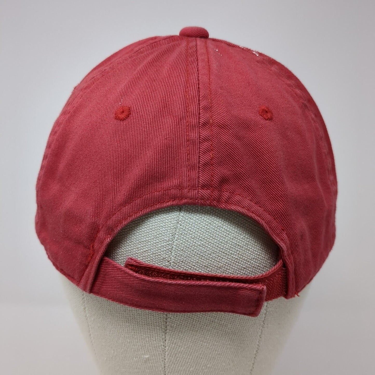 Old Navy 94 Strapback Hat Red S/M Adjustable Embroidered 6 Panel