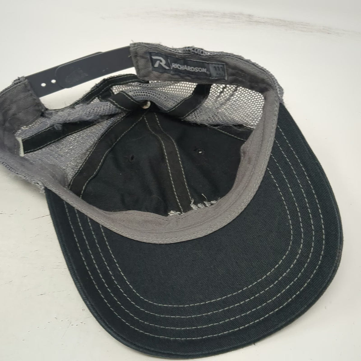 Richardson 111 Trucker Hat Black One Size Lamb Weston Agriculture Mesh Snapback