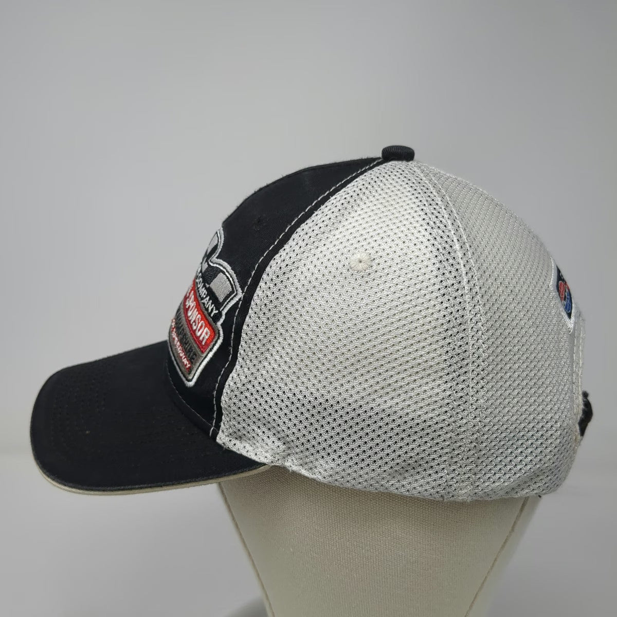 SMI Properties Baseball Cap Black One Size NHMS Racing Mesh Back Strapback Hat